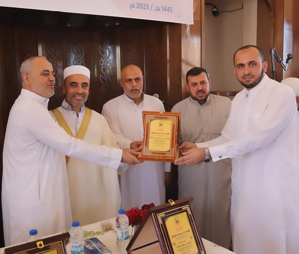 جانب من افتتاح المسجد 