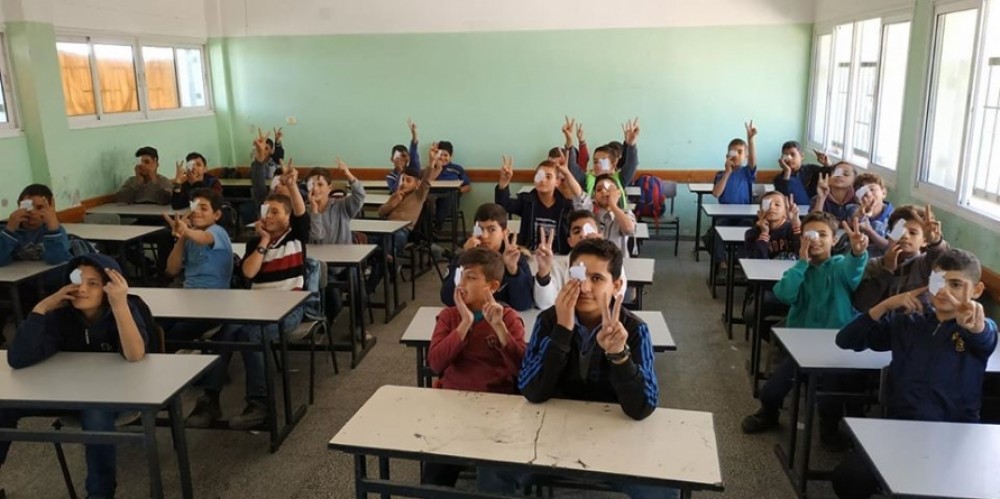 الكتلة الإسلامية بمدارس شمال غزة تتضامن مع الصحفى معاذ