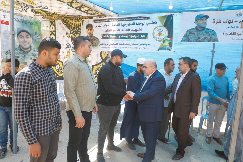 الدعليس يزور بيوت عزاء شهداء عدوان 2023 (8)