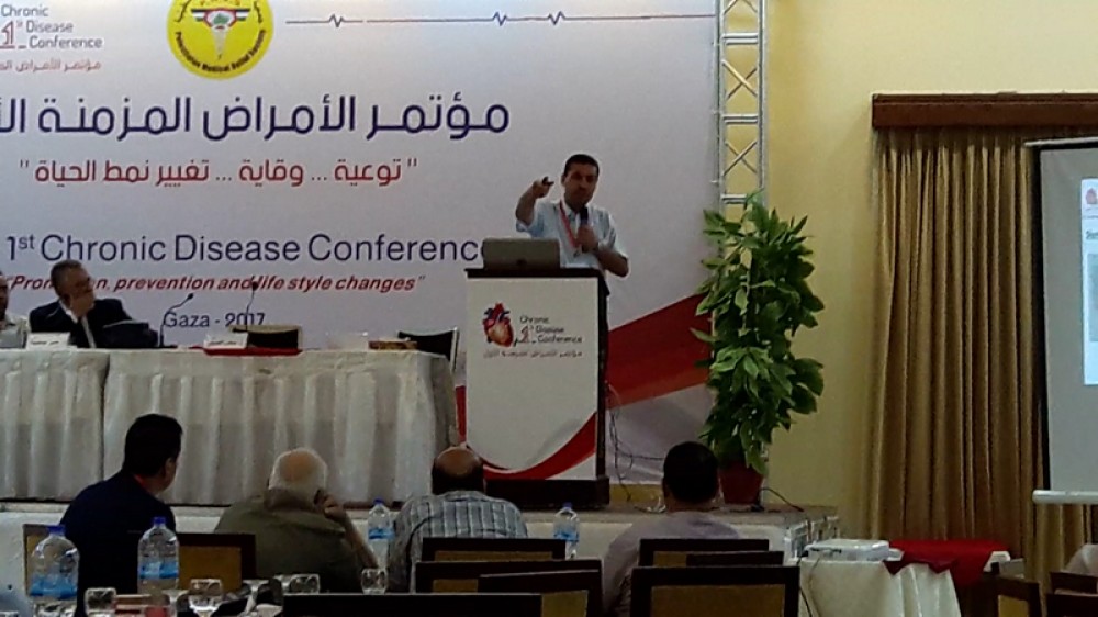 كلية العلوم بالجامعة الإسلامية تشارك بمؤتمر الأمراض المزمنة الأول في قطاع غزة