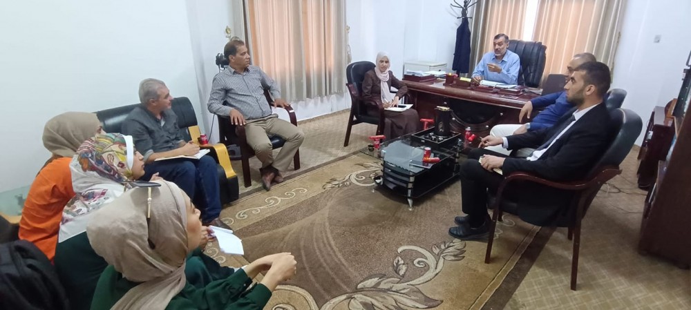 جانب من استقبال الوزارة لوفدٍ من جمعية أطفالنا للصم