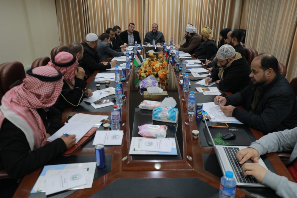 الأوقاف تنفذ لقاًء مع الجهات الشريكة لتنظيم عمل المساجد 