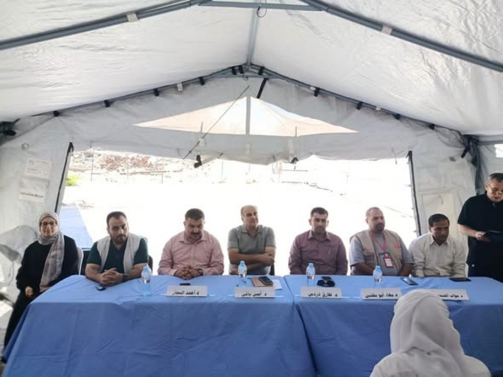 إدارة صحة غزة تطلق خدمه التأهيل الطبي بمركز شهداء الشيخ رضوان