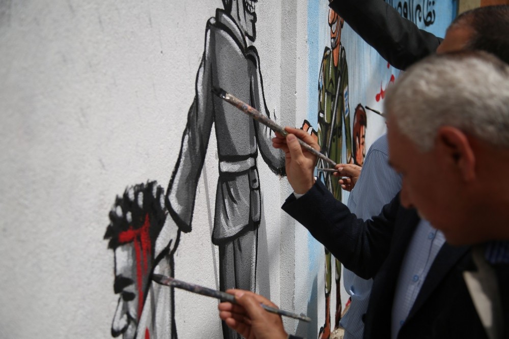 مشاهد من رسم الجدارية