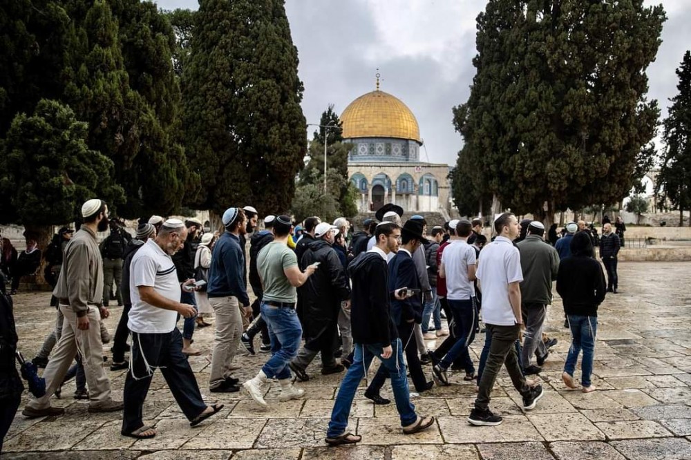 جانب من اقتحام المستوطنين للأقصى صباح اليوم 