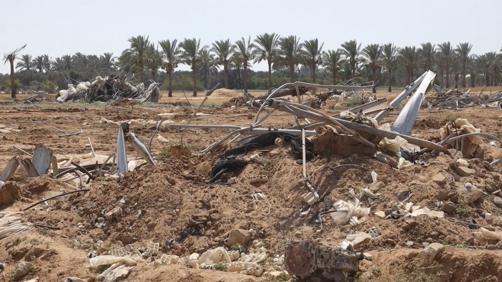 اراضي زراعية تدمرت بفعل الحرب