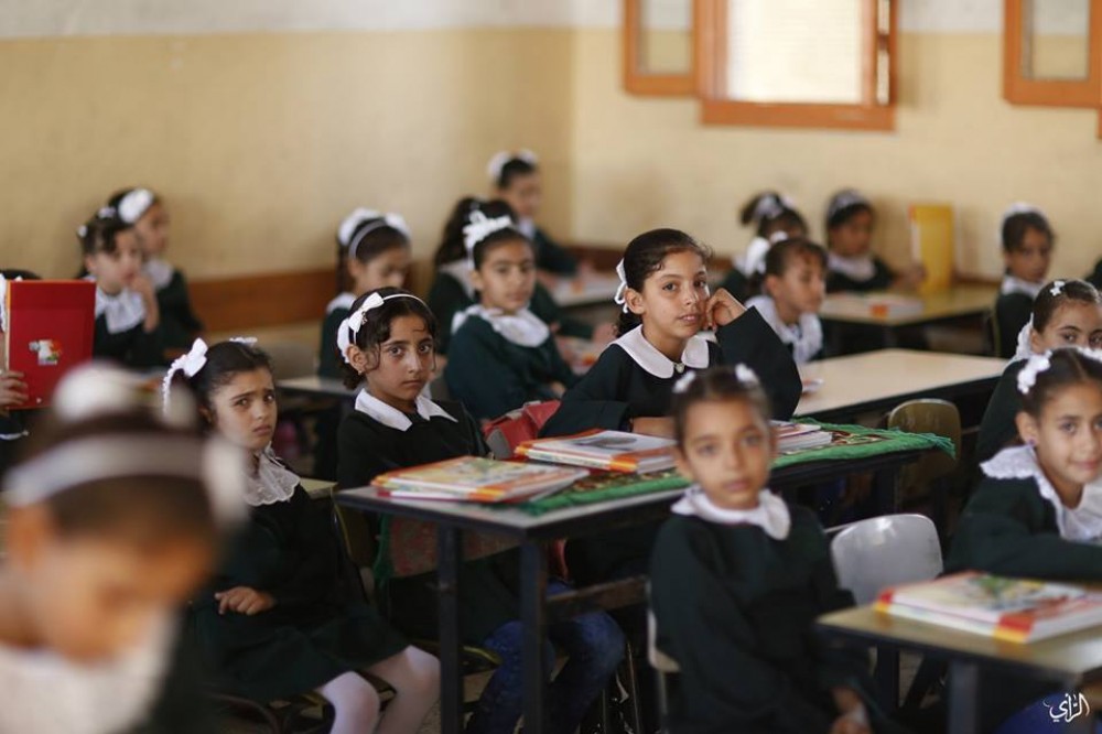 جانب من افتتاح العام الدراسي بغزة 