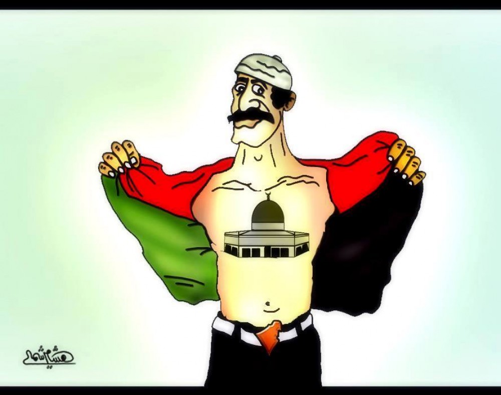 دور الكاركاتير في انتفاضة القدس