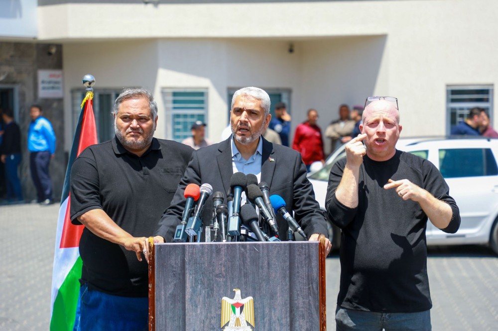 جانب من المؤتمر الصحفي