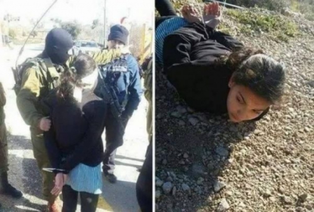 الأسيرة ديما الواوي خلال اعتقالها 