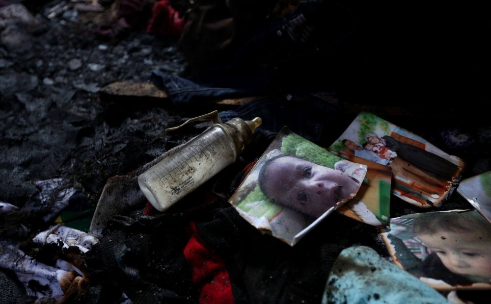 بقايا منزل عائلة الدوابشة الذي أحرقة المستوطنون