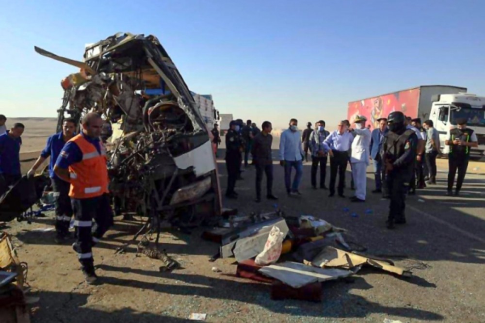 حماس تعزّي مصر الشقيقة بضحايا حادث حافلة الرّكّاب في محافظة المنيا