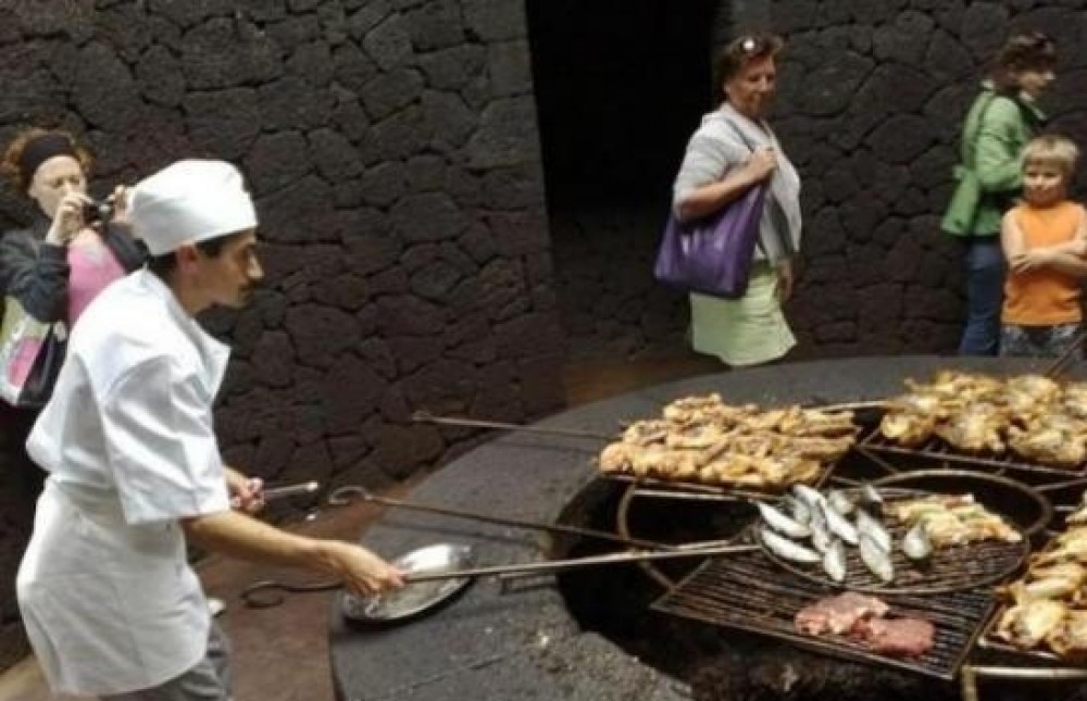 الطهو على نار البركان