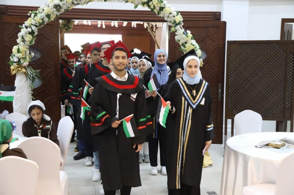 من حفل تكريم طلبة التوجيهي غرب غزة