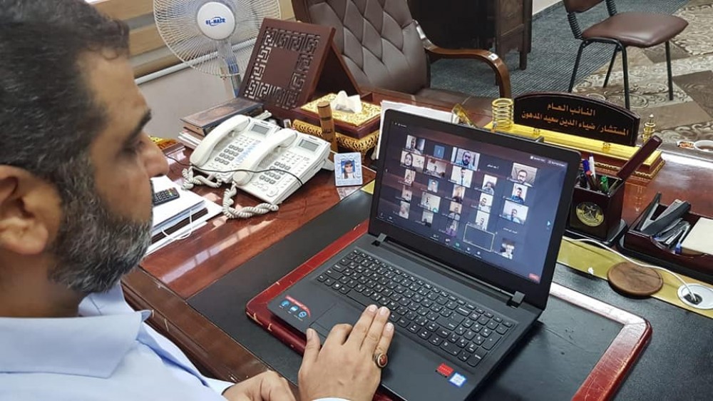  النيابة العامة تعقد اجتماعاً طارئاً لأعضائها  عبر برنامج زوم