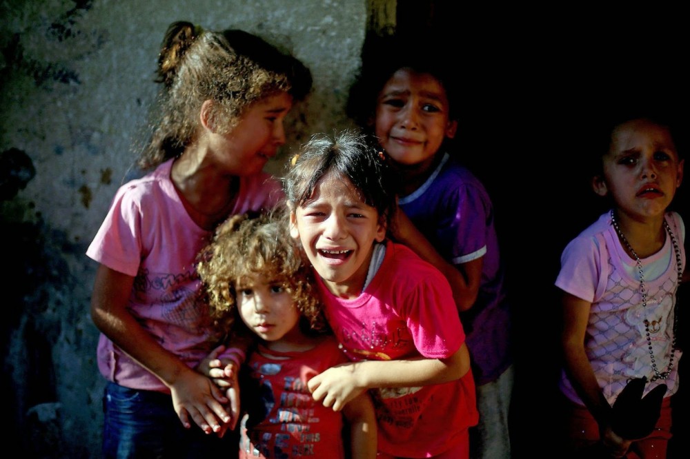 أطفال غزة خلال عدوان 2014 صورة أرشيفية