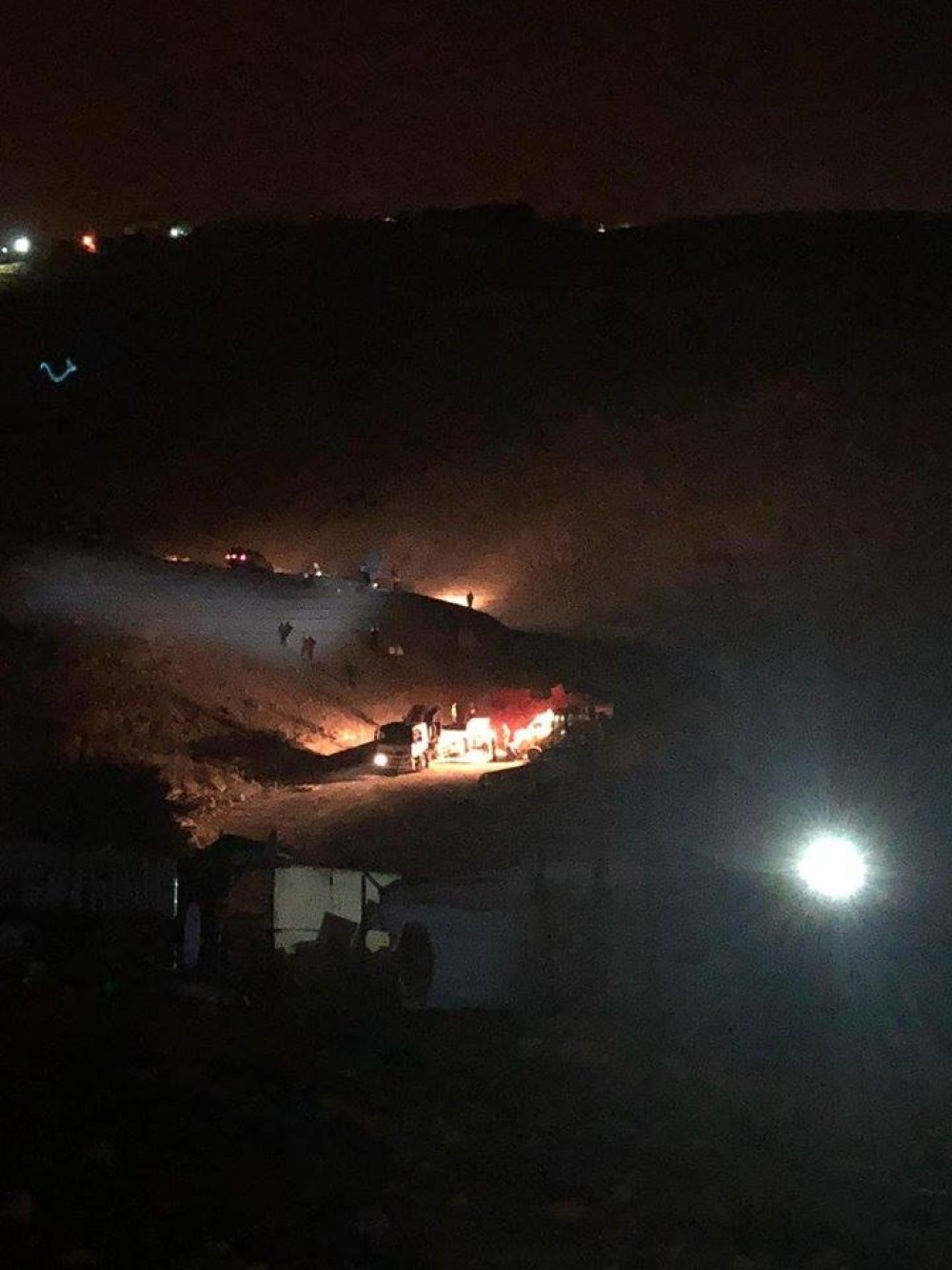 جانب من اقتحام قوات الاحتلال للقرية 