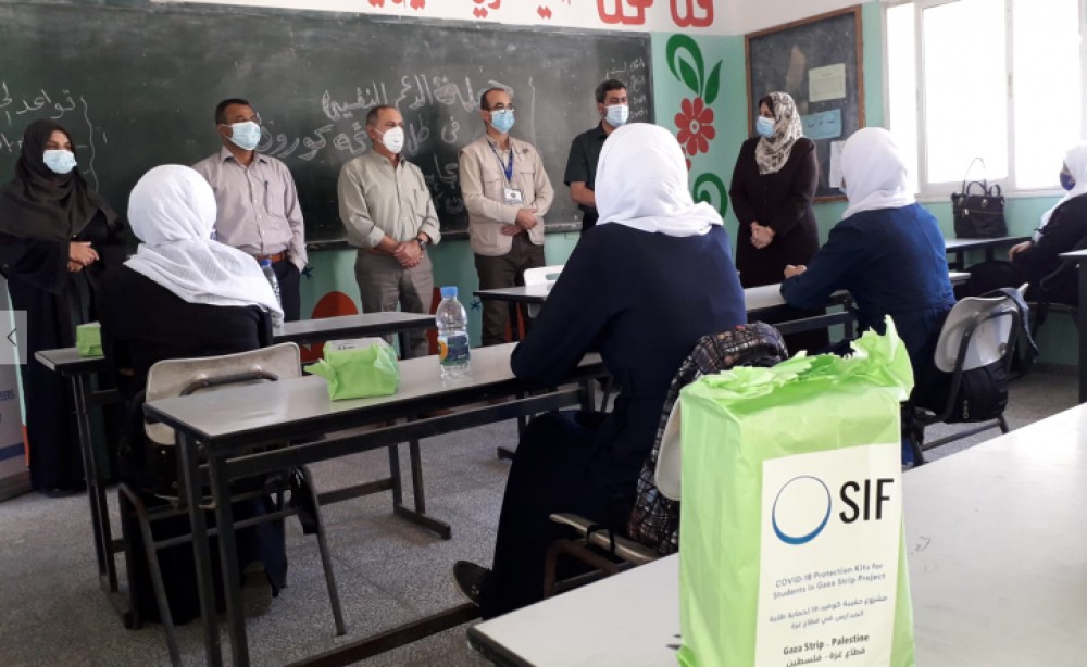 توزيع 7 آلاف طرد صحي على الطلبة والعاملين بمدارس الثانوية بالشمال
