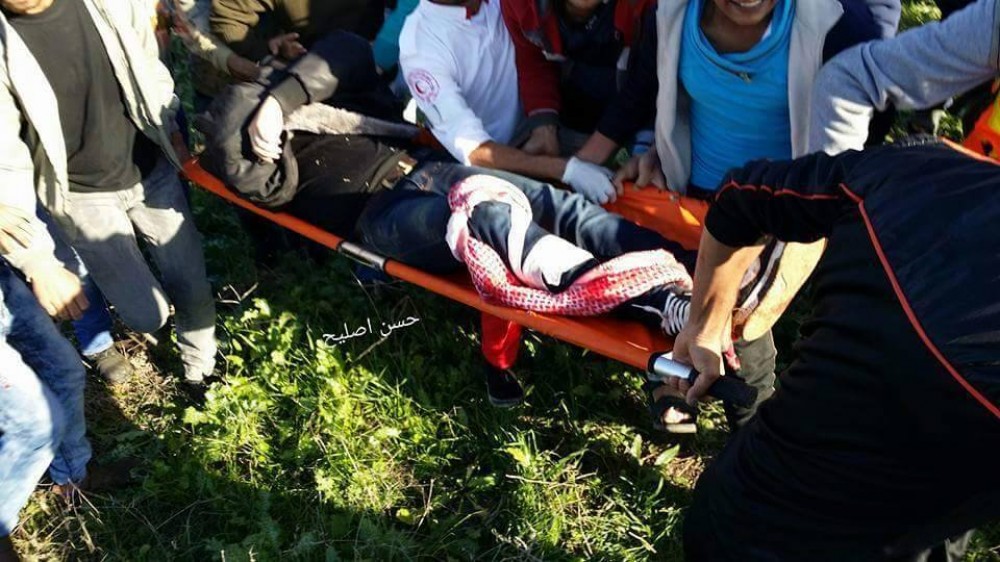إصابات بصفوف الشبان من مواجهات شرق غزة