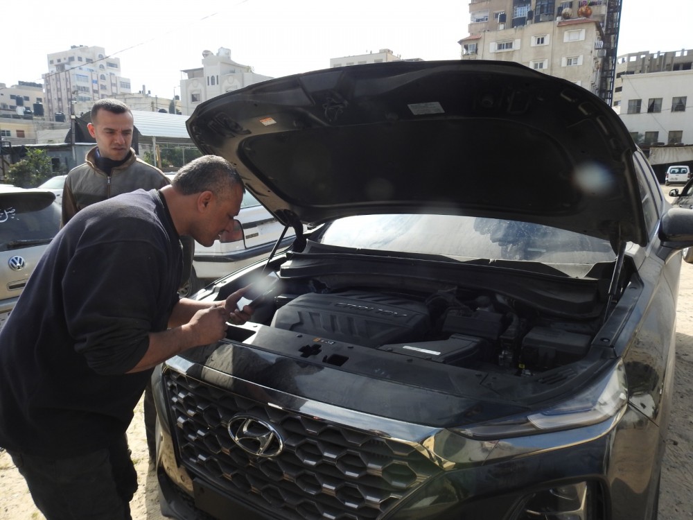 الإدارة العامة للشؤون الفنية بالمواصلات تُلحم مركبة مزيفة