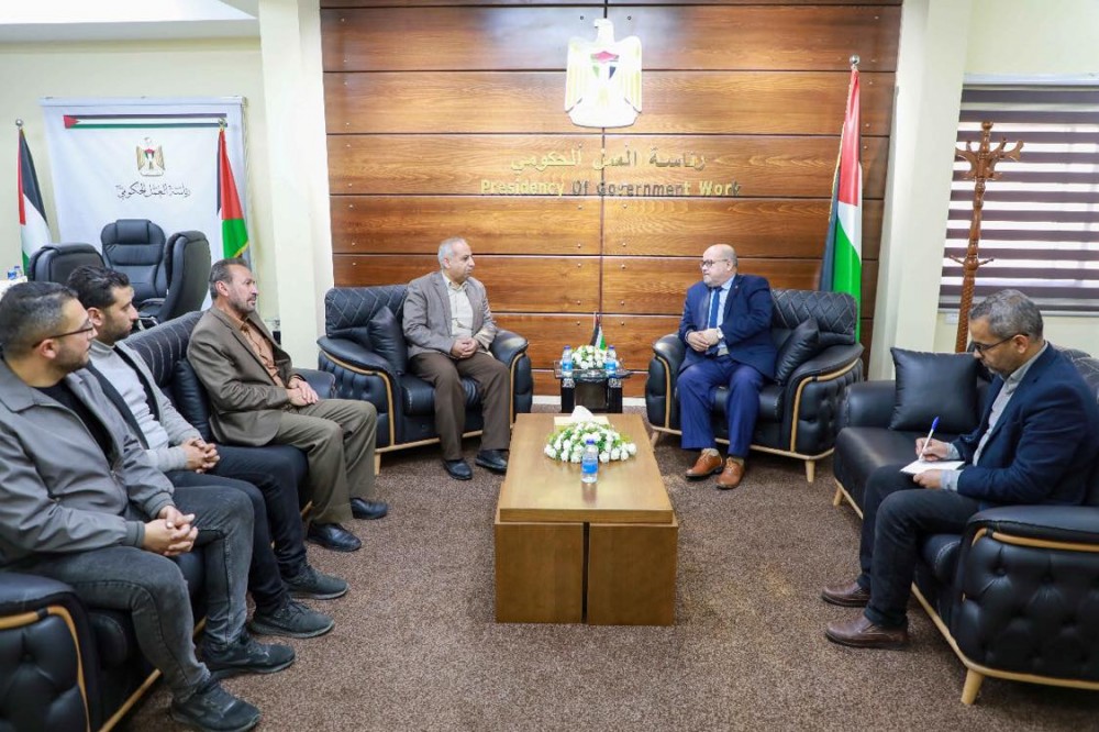 لقاء الاتحاد العام لنقابات عمال فلسطين