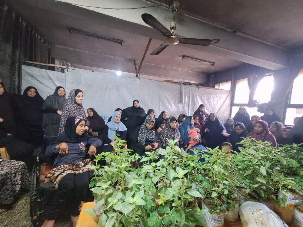 الزراعة تنفذ لقاًء تدريبياً في مدرسة الدرج حول الزراعة الحضرية