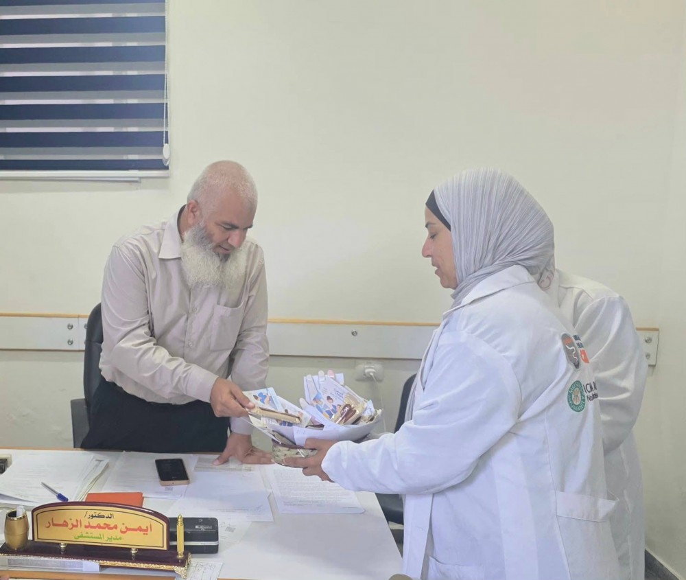 مستشفى الرنتيسي ينظم فعالية للعلاج الطبيعي في يومهم العالمي
