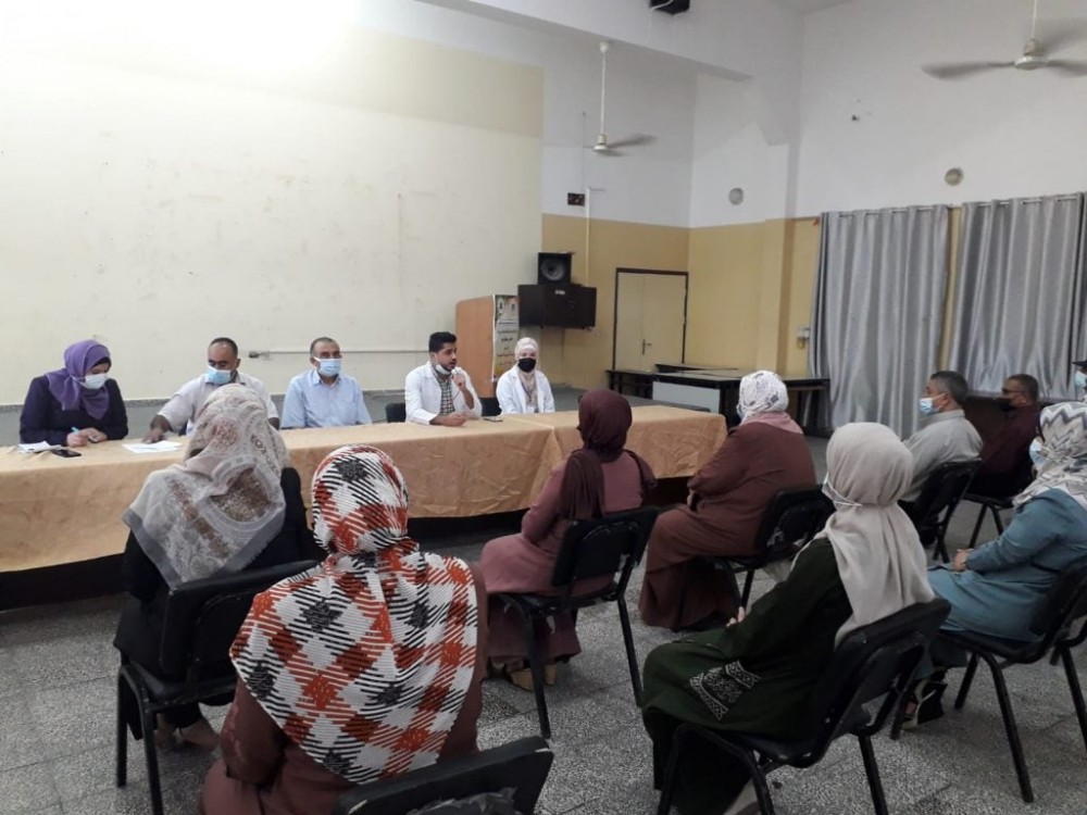 تعليم شمال غزة يختتم مشروع التثقيف الصحي حول التطعيم ضد “كورونا”