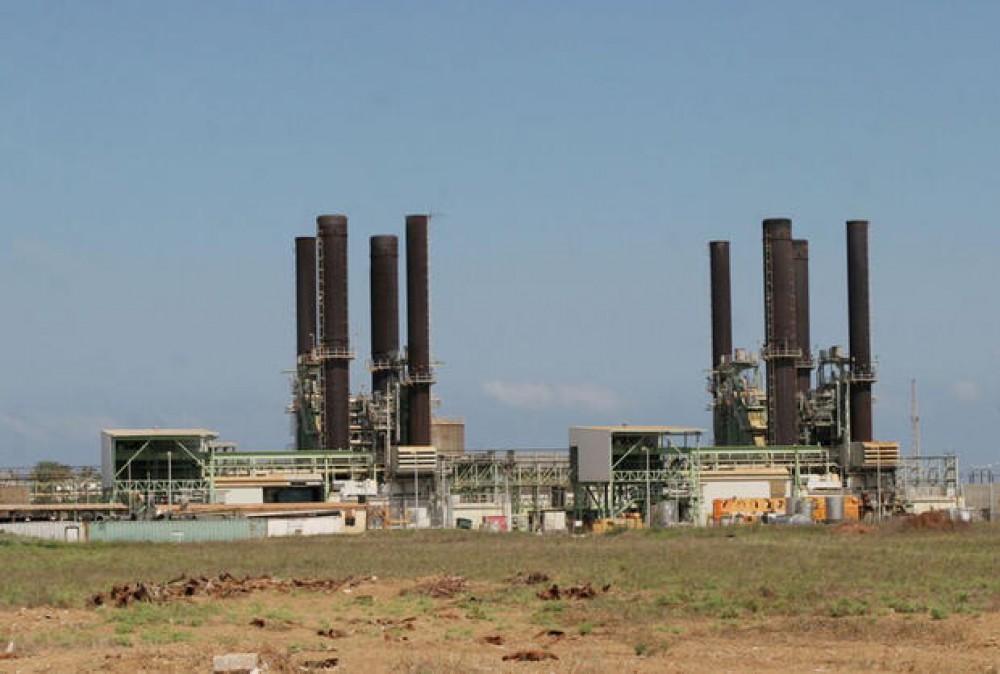The only power plant in the Gaza Strip