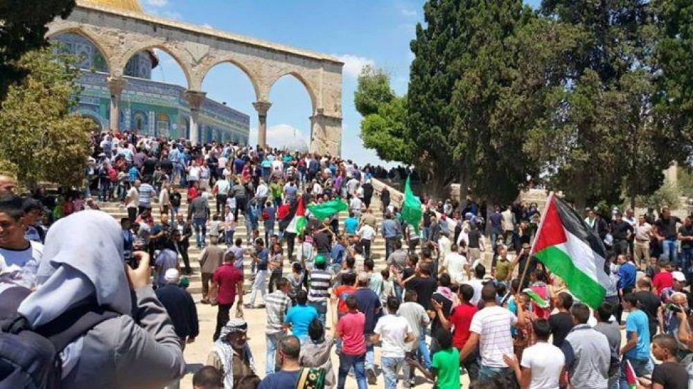 مسيرة في الأقصى