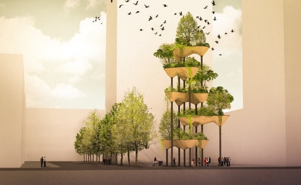 الذكاء الاصطناعي يساعد في تصميم الحدائق المعلقة