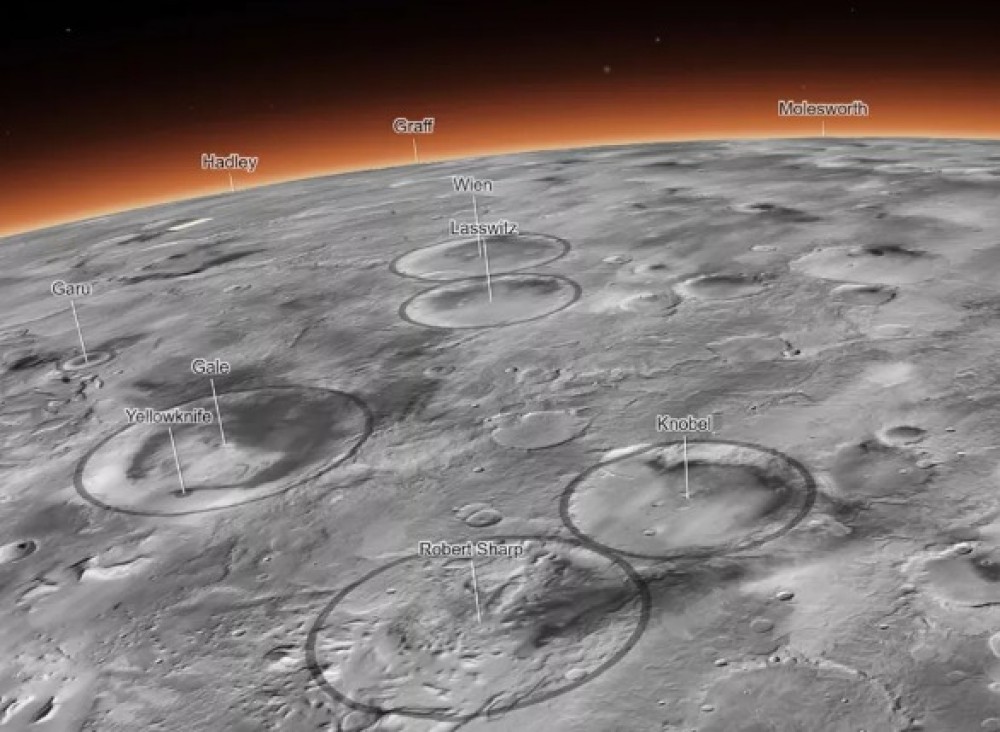 إنشاء خريطة ثلاثية الأبعاد لكوكب المريخ تشبه  Google Earth