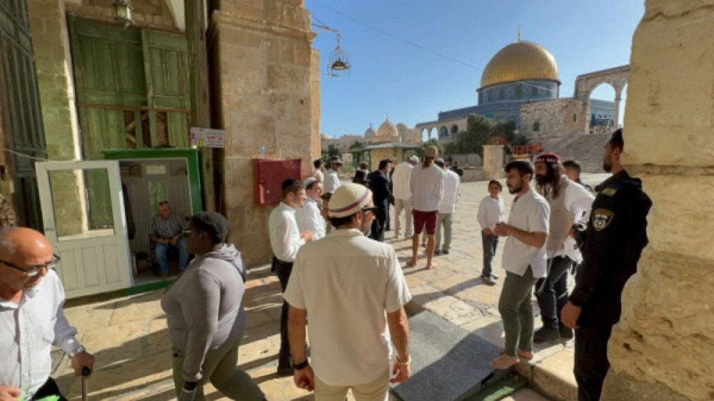 مستوطنون في باحات الأقصى