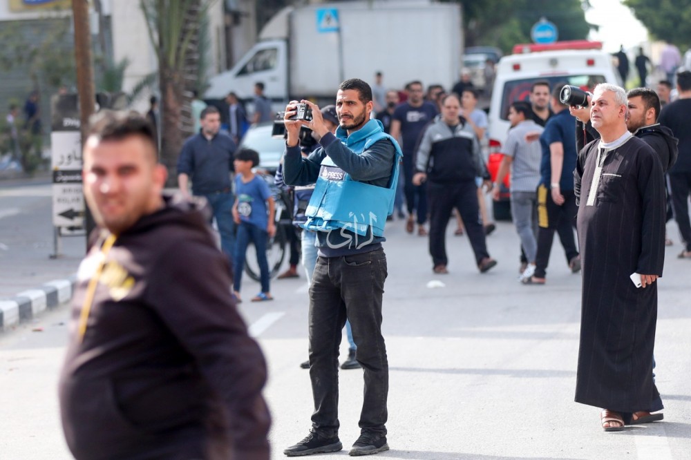 الرأي توثق عمل الطواقم الصحفية في غزة (6)