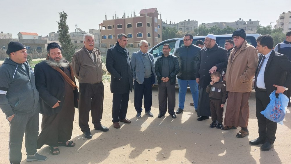 أوقاف رفح تستلم قطعة أرض لبناء مسجد (خديجة)