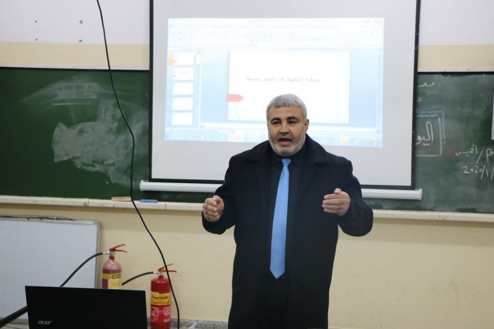 تعليم الوسطى  تنفذ يوماً تدريبياً للجان الطوارئ المدرسية على الإخلاء الأمن