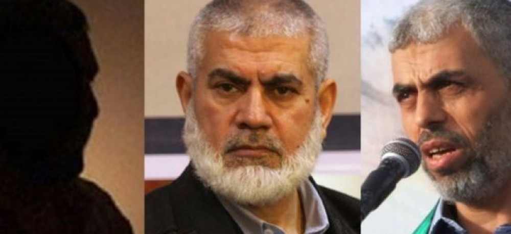 قيادة حماس محمد الضيف ورحي مشتهى ومحمد السنوار