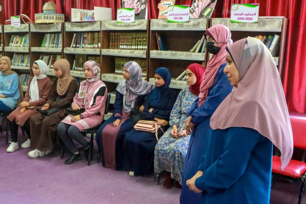 تعليم شرق خان يونس يفتتح النادي التقني(4)