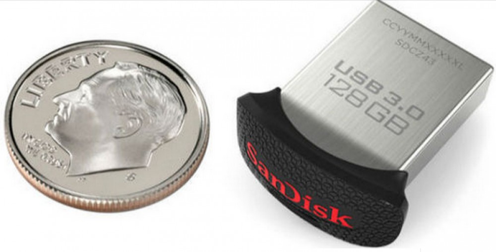 فلاش USB الجديد بسعة 128 جيجابايت 