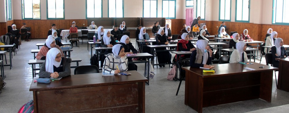  التعليم تعقد مسابقة الفاقد التعليمي لمبحث اللغة العربية في مديرية رفح