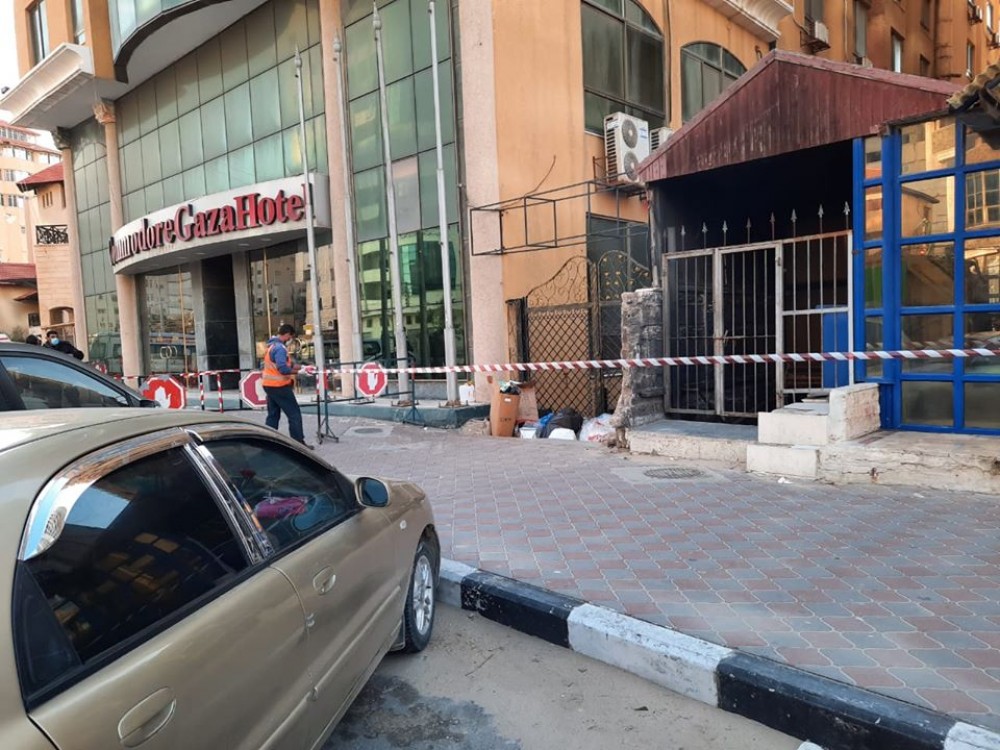 بلدية غزة:  الصحة والبيئة تتخلص من مخالفات الحجر الصحي بشكل آمن