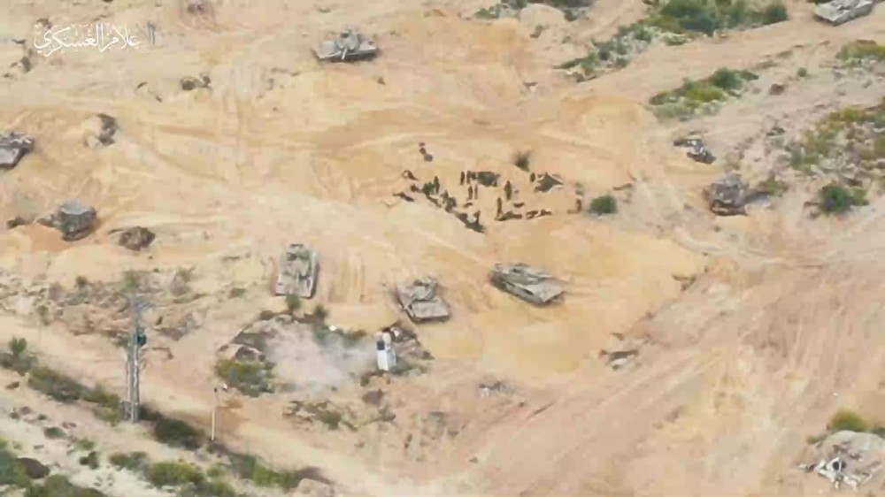 كتائب القسام تنشر فيديو لالتحام أبطالها بقوات الاحتلال في إيرز (1)