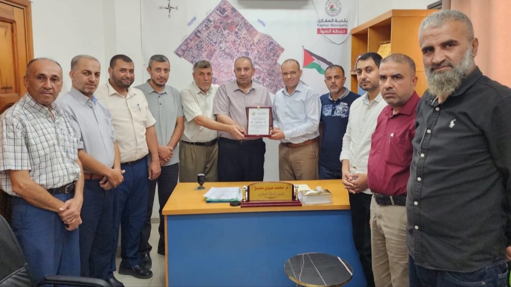 تربية الوسطى تبحث التعاون المشترك مع بلدية المغازي