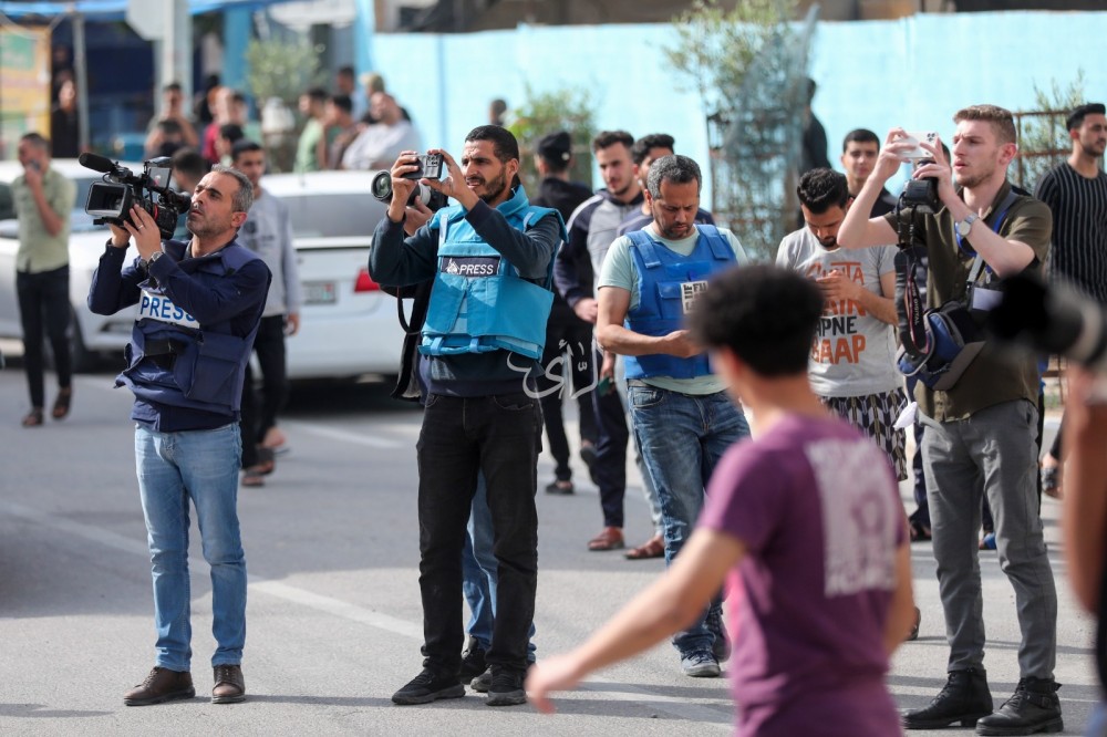 الرأي توثق عمل الطواقم الصحفية في غزة (2)