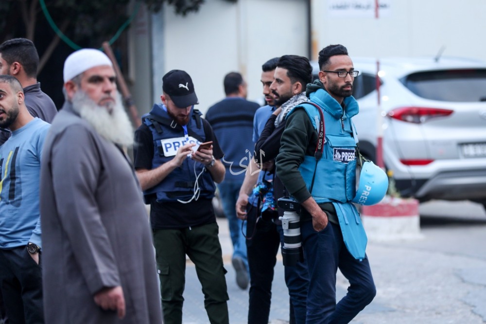 الرأي توثق عمل الطواقم الصحفية في غزة (15)