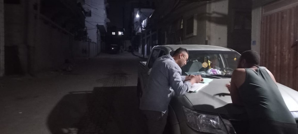 فريق التفتيش بجودة البيئة  يتابع شكاوى خاصة بالمولدات التجارية بجباليا