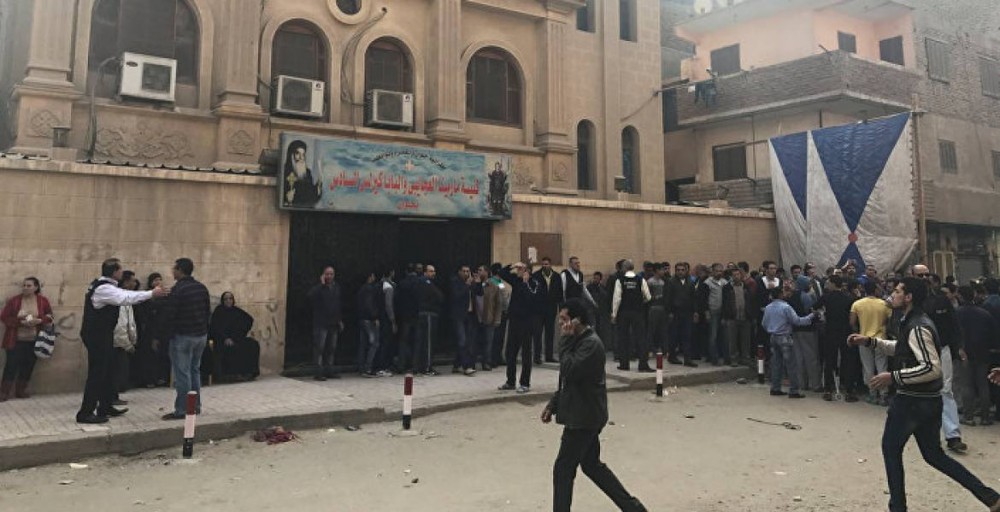 كنيسة مارمينا بحلوان في مصر