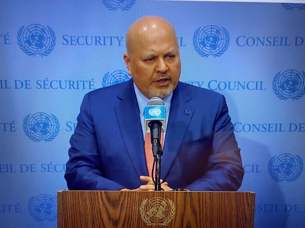 المدعي العام للمحكمة الجنائية الدولية كريم خان