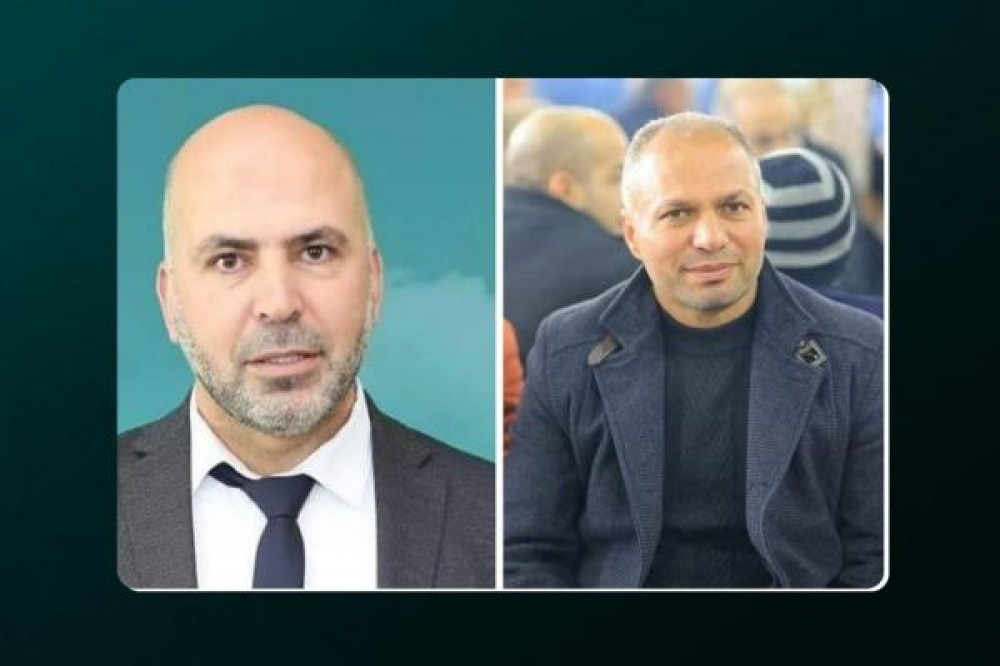 القيادي فازع صوافطة (يمين)، الناشط نادر صوافطة
