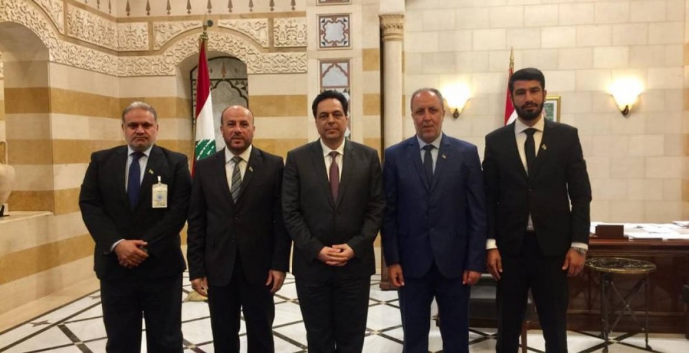 وفد من حماس يلتقي رئيس الحكومة اللبنانية